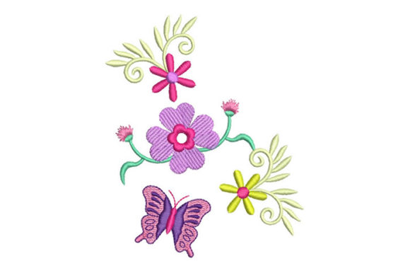 Review: Flowers and Butterflies Embroidery Design