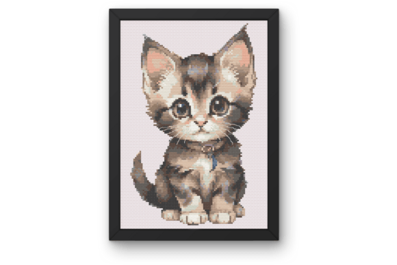 Review: Watercolour Cute Kitten Cross Stitch for Gifts