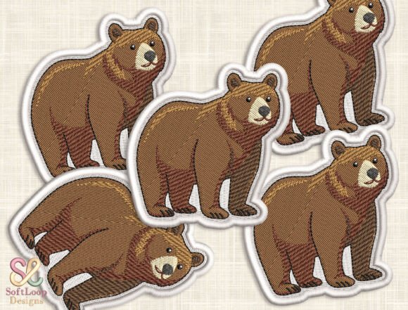 Reviewing the Grizzly Bear Patch Embroidery Design