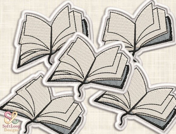 Reviewing the Open Book Embroidery Design for Craft Fairs