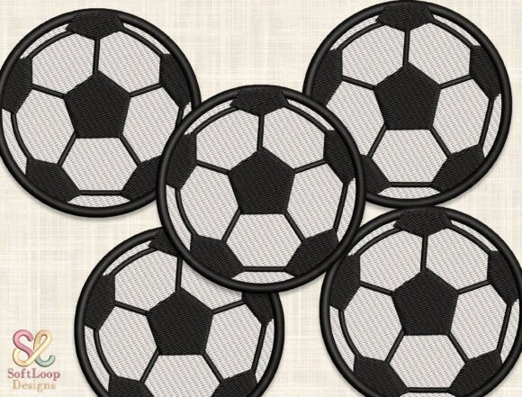 Reviewing the SOCCER BALL Patch Embroidery Design